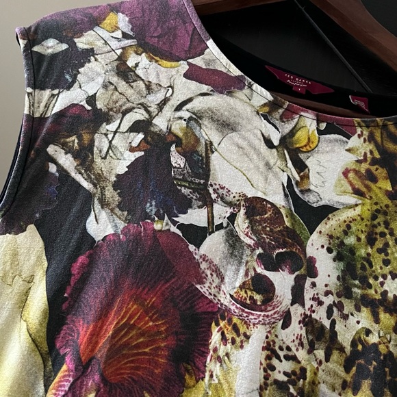 Ted Baker Printed Dress Size 1 - Picture 2 of 4